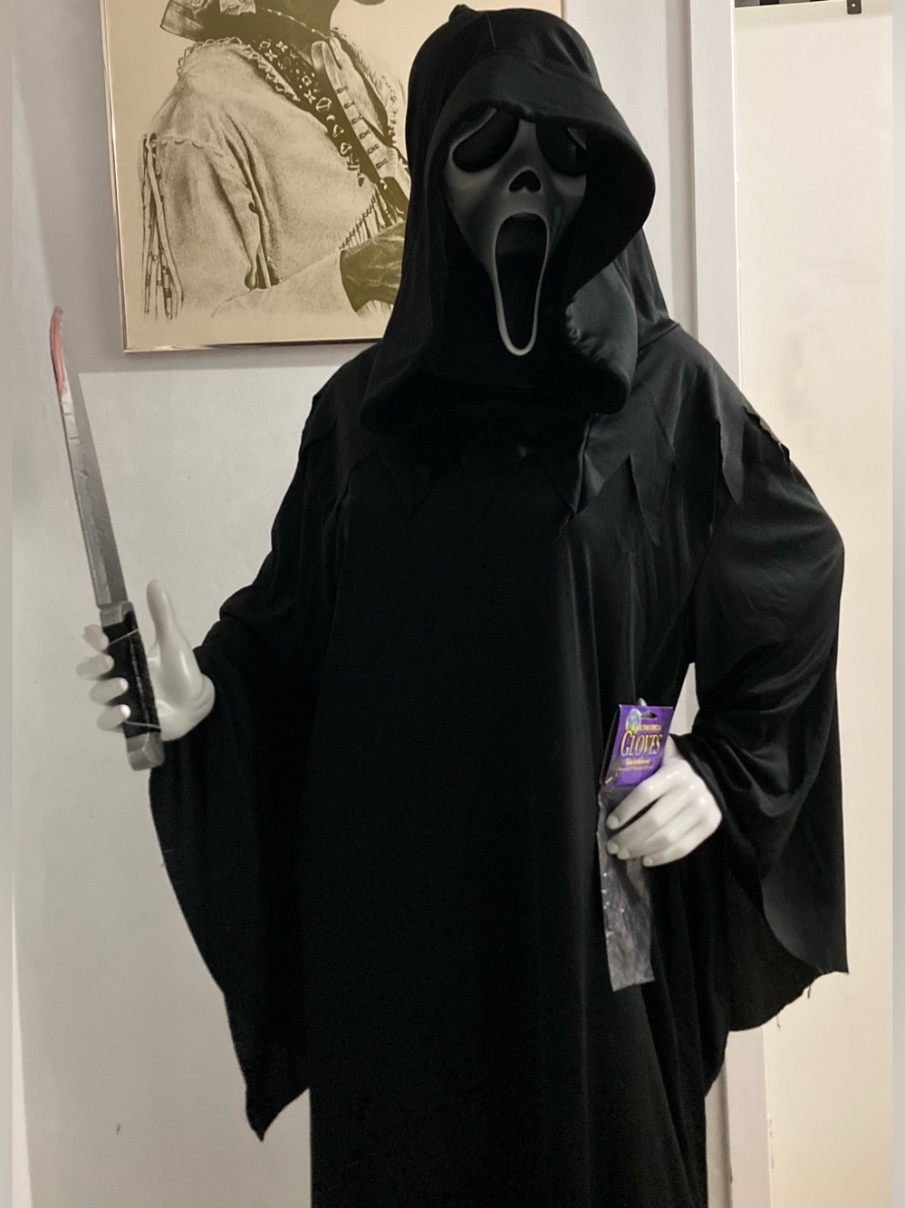 Adult Scream Ghostface 7pc Halloween Costume